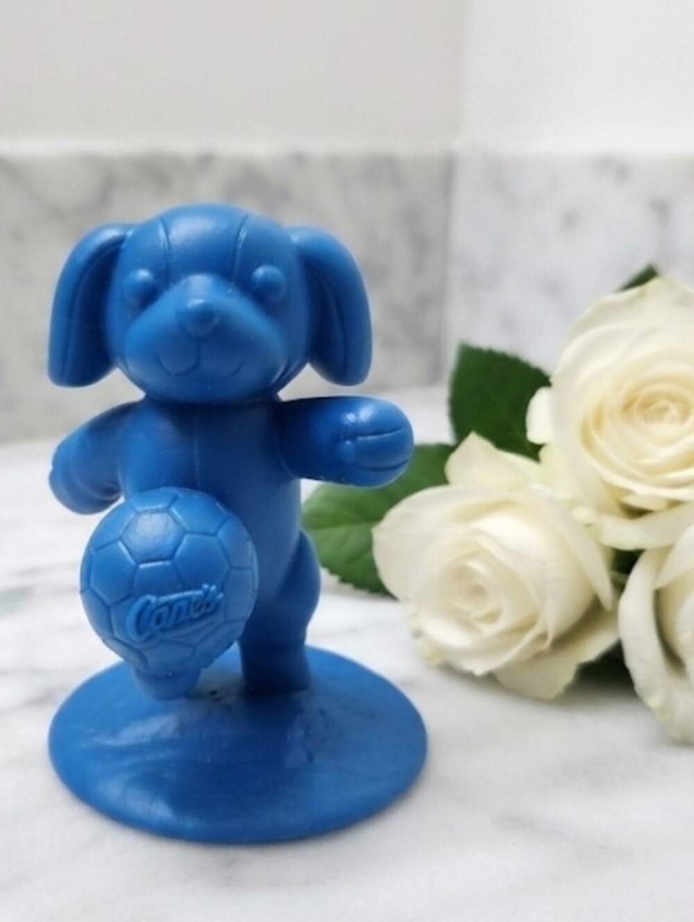 Raising Cane’s Blue STRIKER Cane Dog WORLD CUP  Mascot Figurine  ☆ Rare☆